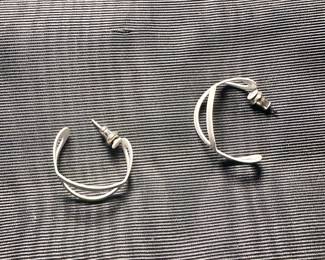 hoop earrings