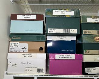 various shoes in various sizes