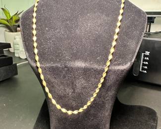 Gold necklace