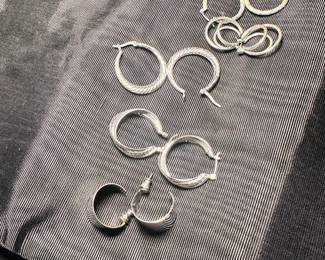 hoop earrings