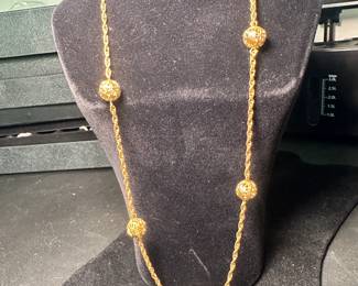 Gold necklace