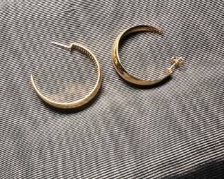 hoop earrings