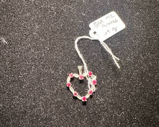 heart pendant for a necklace