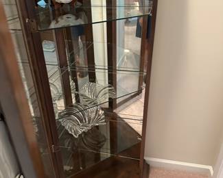 Glass Shelf Curio Cabinet