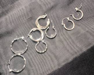 hoop earrings