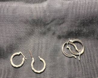 hoop earrings