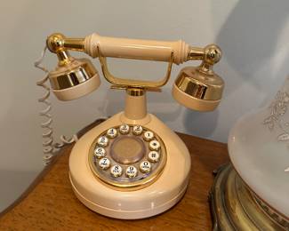 vintage Western Electric French Style Princess Rotary Dial Telephone