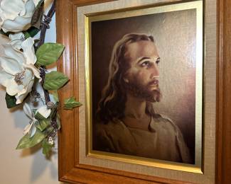 Framed Head of Christ