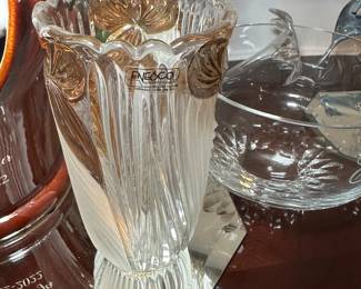 crystal vase