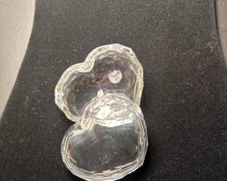 Glass heart with storage inside