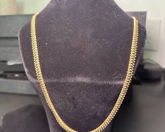Gold necklace