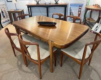 MCM Vintage Johannes Anderson for Uldum Rosewood Dining Table