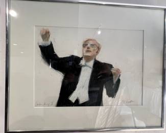 Pastel "The Conductor"