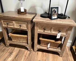Crate and Barrel Nightstands