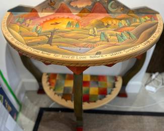 Sticks Furniture Demilune Table