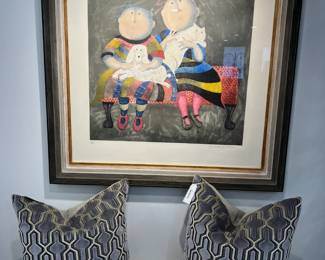 Signed Colored Etching by Graciela Rodo Boulanger