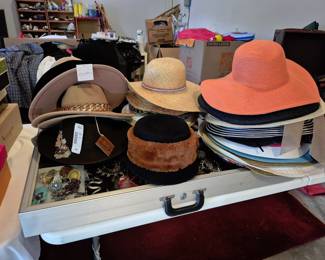 Many hats, several with orig tags