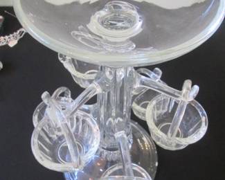 Antique Patterned Glass "Sweetmeat Tree"