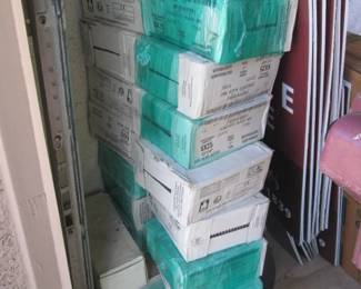18-Boxed Black Porcelain Tile, "Concerto, Mat Finish,           #1T50B, 2 1/2" X 10", 6 X 25