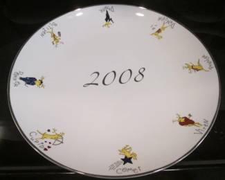 Round Platter, Size:  14" Diameter