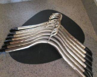 'Lee Rowan' MCM Hollywood Regency 24 K Gold Plated Clothes Hangers