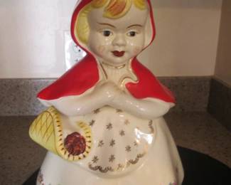 Vintage Hull Pottery "Little Red Riding Hood" Cookie Jar
