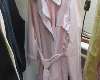 Vintage Pink Trench Coat by Lauren