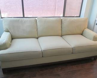Ethan Allen Contemporary Sofa, 87" X 40" X 32"             