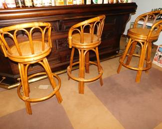 Rattan Bar Stools