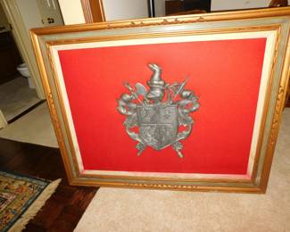 VINTAGE FRAMED COAT OF ARMS
