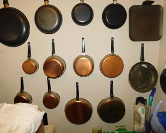 REVERE WARE PANS & MISC COOKWARE