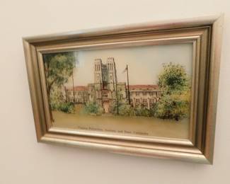 FRAMED PRINT OF VIRGINIA TECH