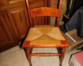 VINTAGE RUSH SEAT CHAIR