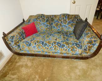 MCM Kraft Line Custom Furniture Plinth Base Gondola Loveseat