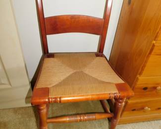 Vintage Rush Seat Chair