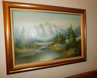 OIL PAINTING SIGNED T. WENDELL