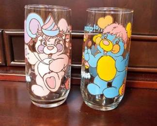 Vintage 1998 Popples Drinking Glasses