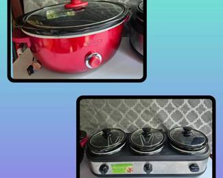 Bella 6 Qt Crock Pot TRU Triple Slow Cooker