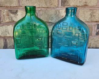 2 Vintage Empoli Vases Made in Italy