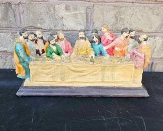 The Last Supper Jesus And The Disciples Resin Figurine Detailed Hand painted