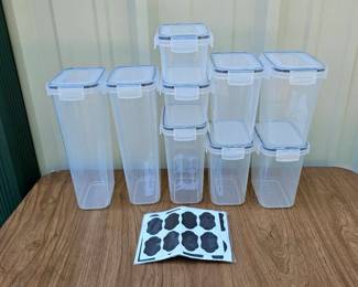 Lock Lock Pantry Food Containers With Labels