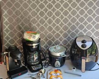 Faberware Air Fryer Oster Crock Pot Black Decker Coffee Pot Krupps Cappuccino Machine