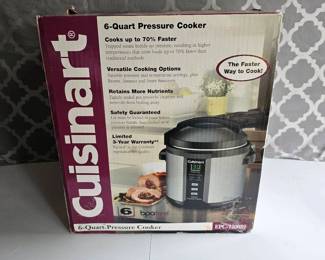 Cuisinart Pressure Cooker 6 Quart New