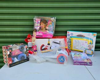 Toys All New Except Loose Barbie Boxes Not That Great