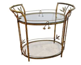005 Vintage Hollywood Regency Cart