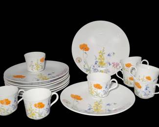 SeltmannWeiden Bavarian China Snack Set