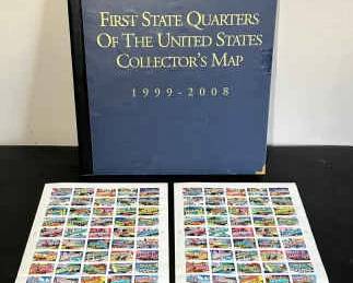 State Quarters and State Stamps