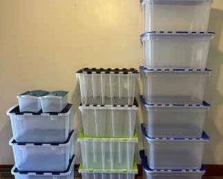 LocTop Plastic Storage Totes