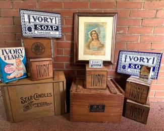 007 Vintage PG IVORY Soap Crates