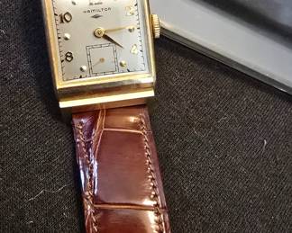 1950s Hamilton Wesley 14K watch